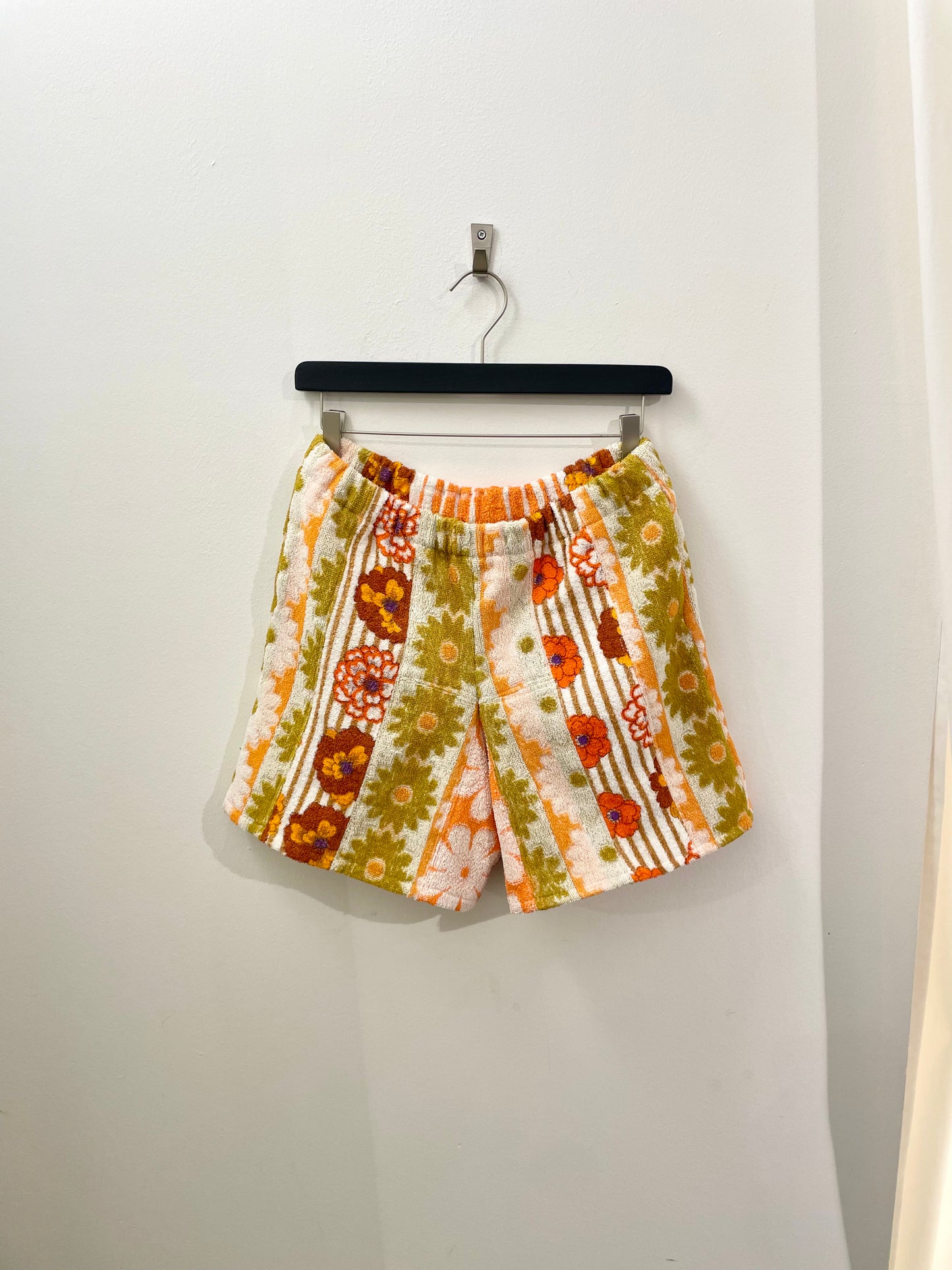 Terry shorts 70s Pril flowers