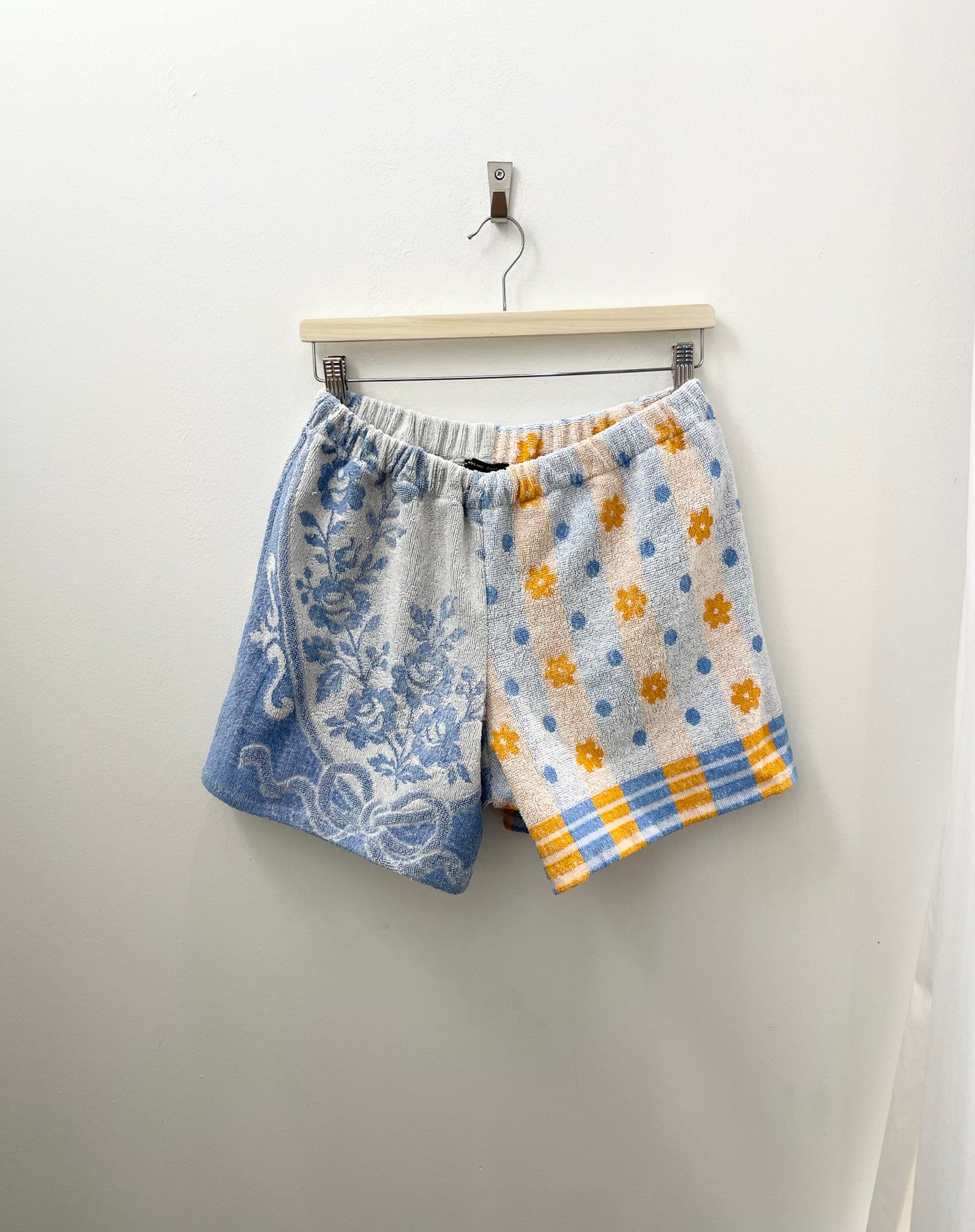 Frottee Shorts bright romantic blue