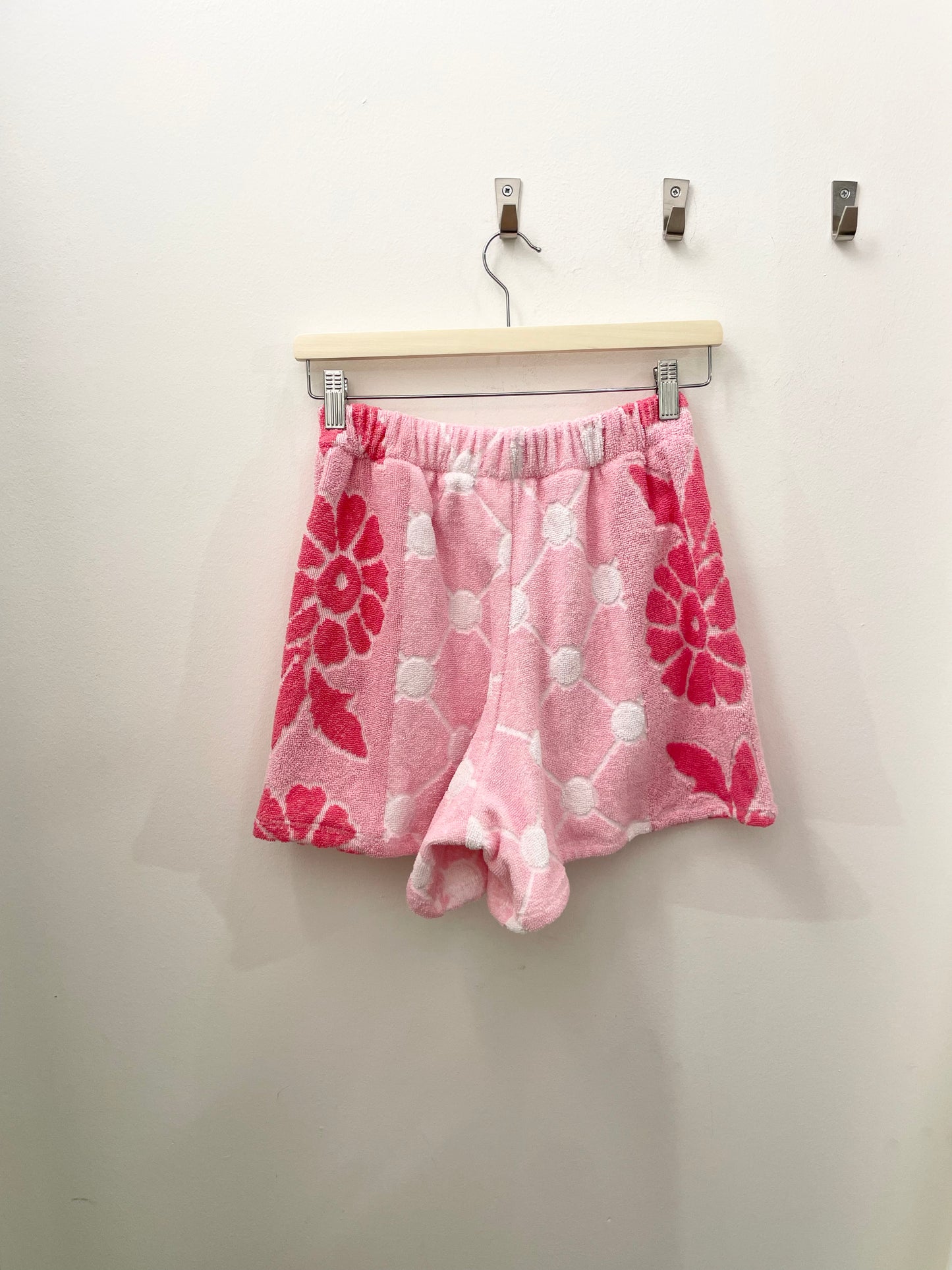 Frottee Shorts rose flower dream / M