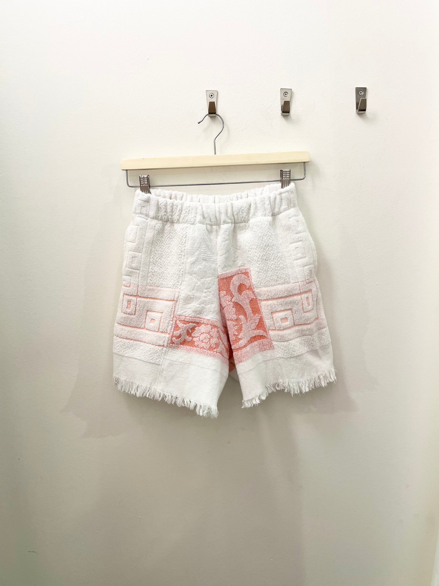 Frottee Shorts white fluff / XS/S