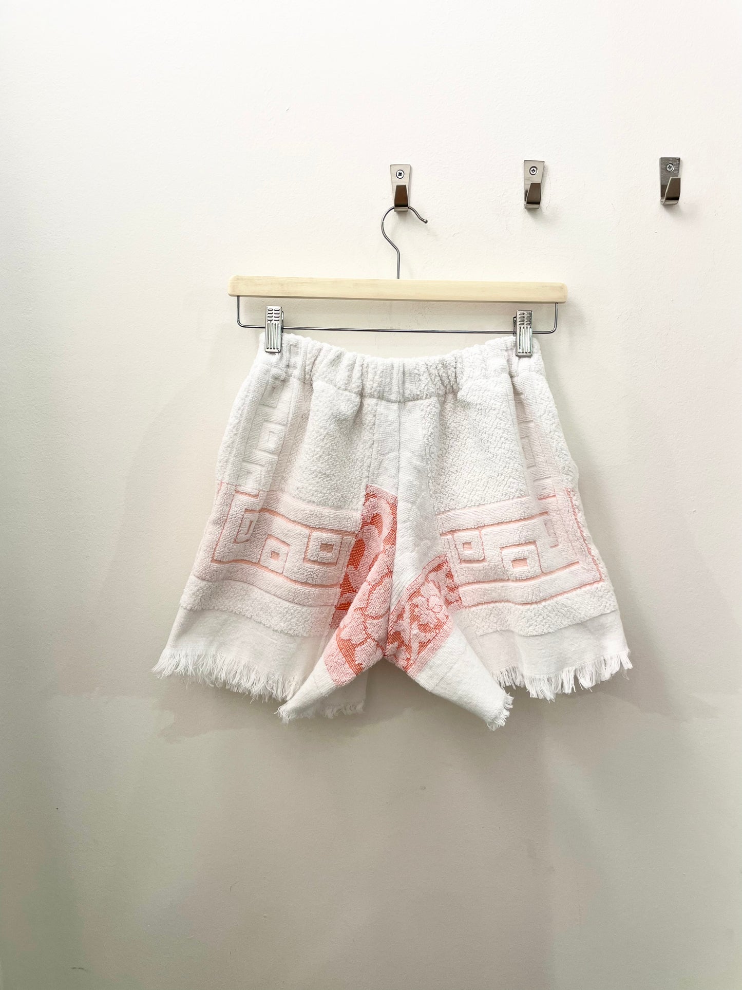Frottee Shorts white fluff / XS/S